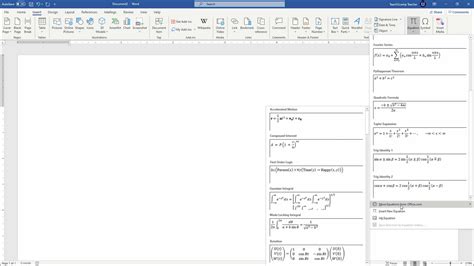 How To Put Math Equations In Microsoft Word 2010 Tessshebaylo