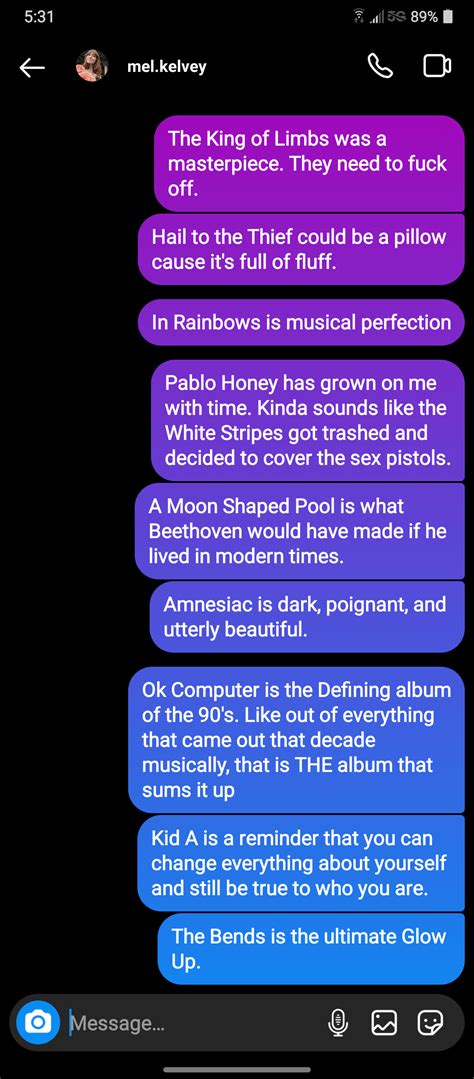 My Sister Sent Me A Meme About Each Album And Asked Me How I Feel About