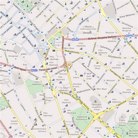 Decanska Ulica Beograd Mapa Superjoden