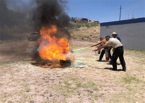 Capacitan A Custodios A Actuar En Caso De Incendio Canal Chihuahua