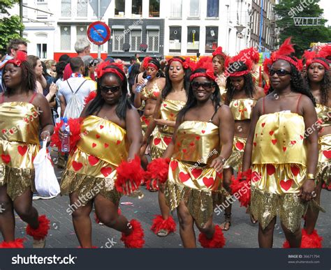 Rotterdam Netherlands July 25 Golden Girls In A Summer Carnival