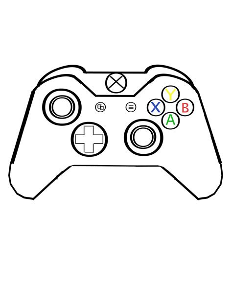 Xbox Coloring Pages At GetColorings Free Printable Colorings