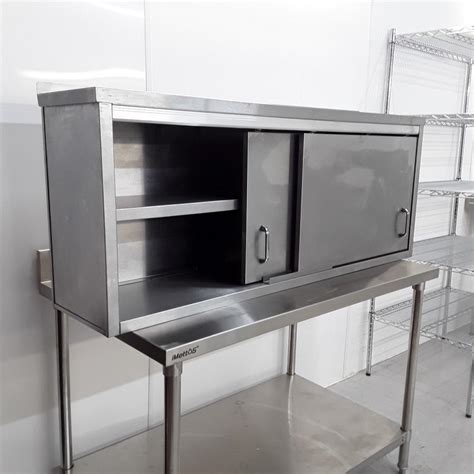 Used Stainless Steel Wall Cabinet 135cmw X 30cmd X 54cmh