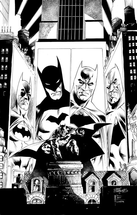 Batman 80 Years Cover Barrows Ferreira Sold In Super Pals Arts Sold