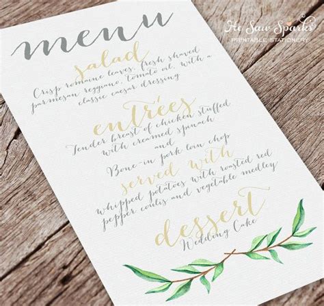 Beautifully designed, easily editable templates to get your work done faster & smarter. Hochzeit Speisekarte Vorlage