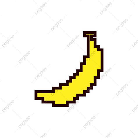 Transparent 1 Pixel Png 6 Image Banana Minecraft Pixe