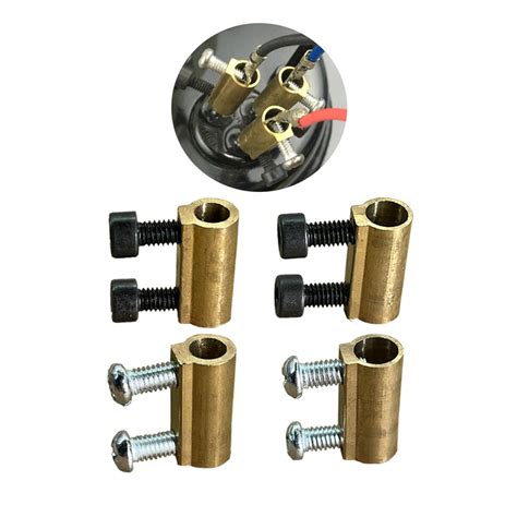 Brass Screw Terminal Blocks Binding Post Connectors For Air Conditioner