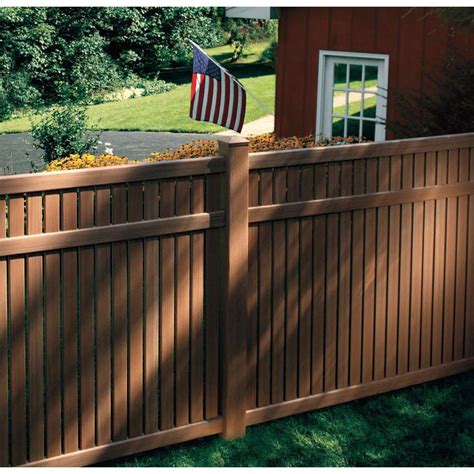 Bufftech Imperial Select Cedar Vinyl Fence Sections Hoover Fence Co