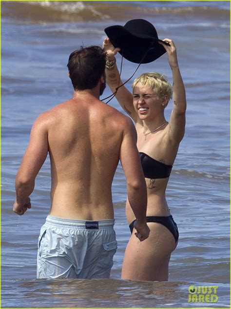 Miley Cyrus Flaunts Pda With Patrick Schwarzenegger In Hawaii Photo