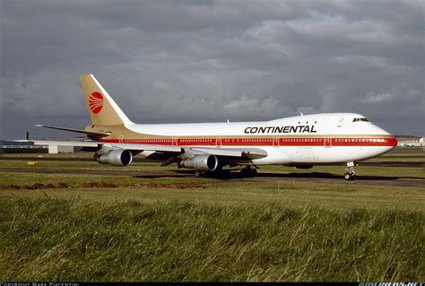 Boeing 747 143 Continental Airlines Aviation Photo 2589078