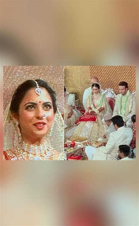 Isha Ambani Gets Married To Anand Piramal Couples First Photos Out