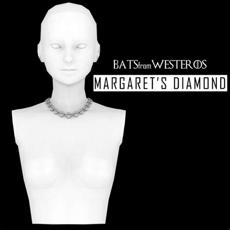 Batsfromwesteros Men Necklace Diamond Necklace Sims 4 Dresses Clear