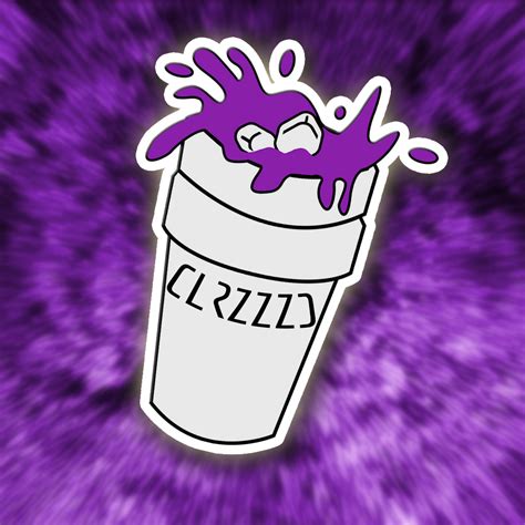Simple Logo Lean Purple Drank Clrzzzd Name Tag By Colorizzzed On