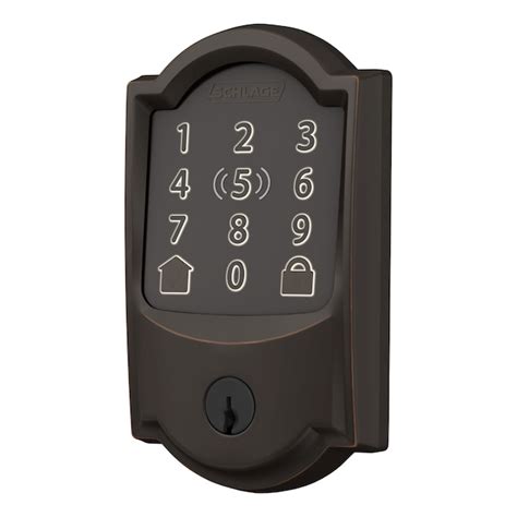 Schlage Encode Plus Camelot Aged Bronze Wifi Bluetooth Single Cylinder