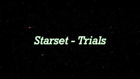 Starset Trials Lyrics Video Youtube
