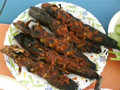 Ikan bakar adalah hidangan ikan yang dibakar atau dipanggang di atas api atau bara api. iBu gUru................... masih di sini...........: IKAN ...