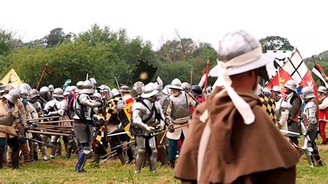 Battle Of Tewkesbury 1471 Re Enactment Youtube