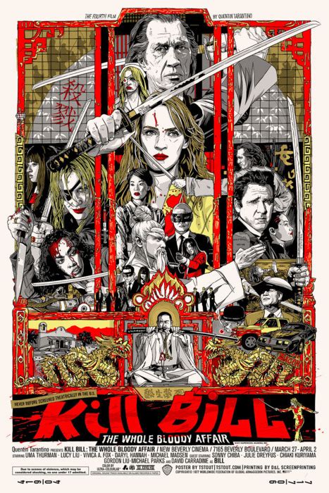 Antiquitäten Kunst Kunstplakate KILL BILL POSTER FILM CLASSIC CINEMA MOVIE UMA THURMAN PRINT