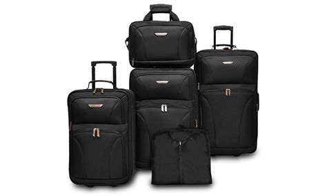 Travelers Choice Luggage Set 5p Groupon Goods