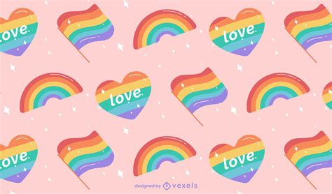 Pride Rainbow Pattern Design Vector Download