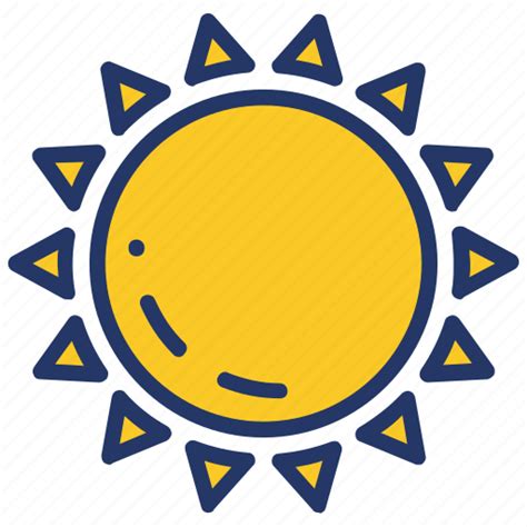 Brightness Day Forecast Sun Sunny Weather Icon