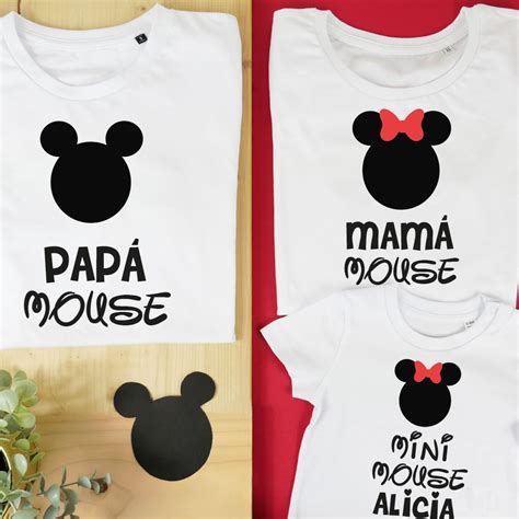 Camiseta Personalizada Mamá E Hija Minnie Pack 2 Camisetas