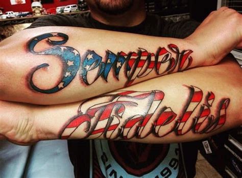 The term actually means always faithful, and it speaks directly to the deep brotherhood of the corp, as well as their love of country. 90 Marine Tattoos For Men - Semper Fi Ink Design Ideas