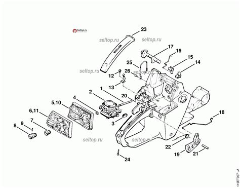 Воздушный фильтр для бензопилы Stihl 042 Av