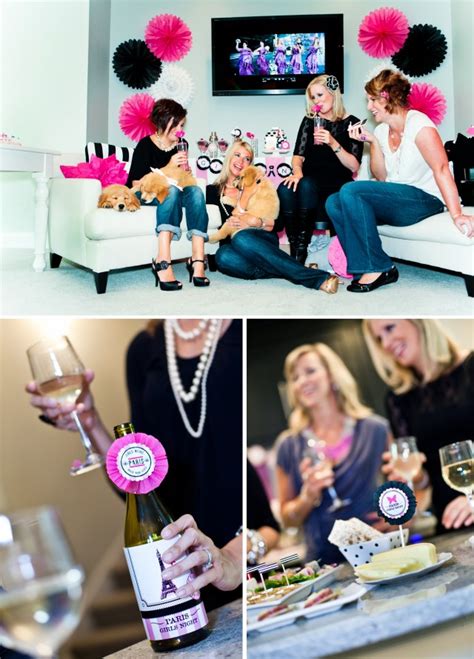Free Post Card Evite For Your Bridesmaids Themed Girls Night In