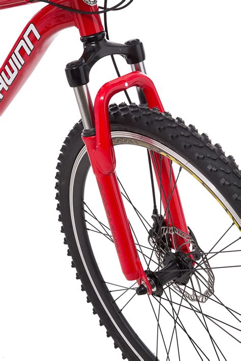 Red Schwinn Protocol 10 Dual Suspension Mountain Bike With Aluminum