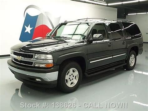 Buy Used 2005 Chevy Suburban 7 Pass Htd Leather Roof Rack 76k Mi Texas