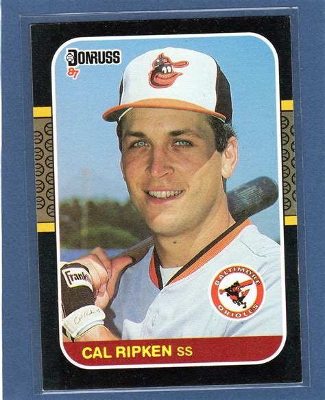 1987 Donruss Cal Ripken Jr Baseball Cards Baseball Cards For Sale