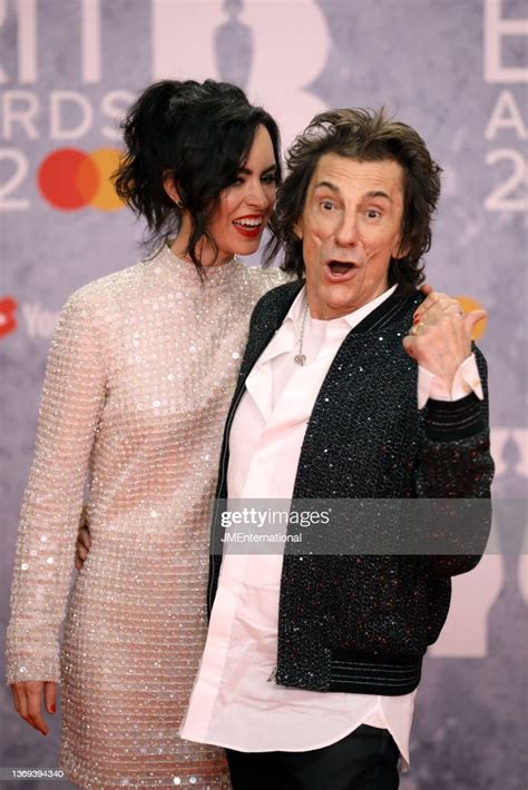 Sally Humphreys And Ronnie Wood Attend The Brit Awards 2022 At The O2 News Photo Getty Images