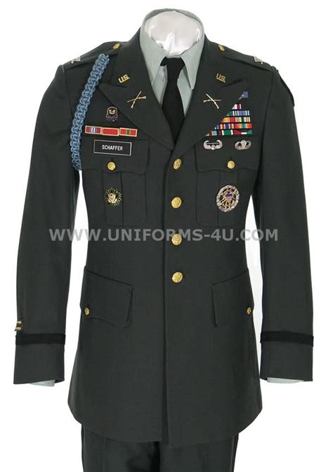 Us Army Officer Class A Green Uniform Army Dress Army Clothes