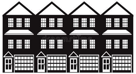Townhouse Clipart Black And White 10 Free Cliparts Download Images On
