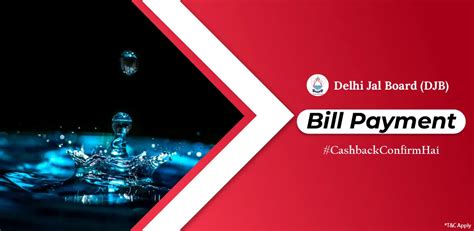 Delhi Jal Board Djb Bill Payment Epayon Recharge Bill Pay