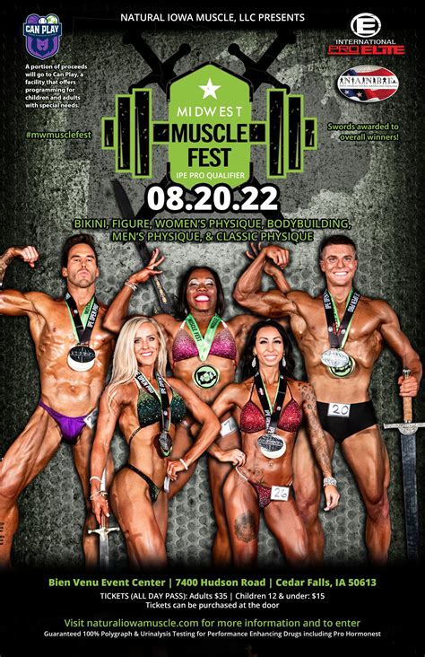 2022 NANBF MIDWEST MUSCLE FEST RESULTS - Natural Iowa Muscle