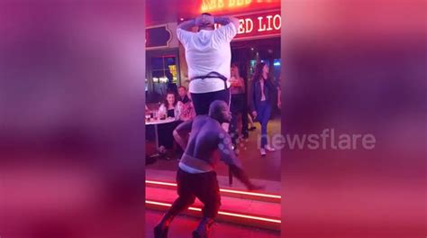 Magaluf Bouncer Uses Teeth To Lift 27 Stone Man Buy Sell Or Upload Video Content With Newsflare