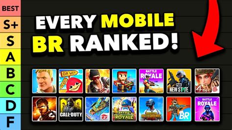 Every Mobile Battle Royale Game Ranked From Worst To Best Ios Android Tier List Youtube