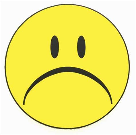 Unhappy Smiley Clipart Best