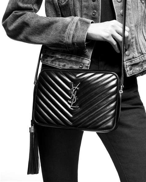 Lou Camera Bag In Quilted Leather Saint Laurent