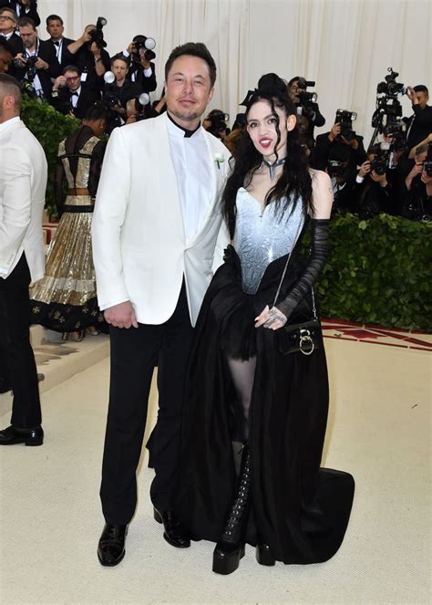 Elon Musk And Grimes Celebrity Couples At The Met Gala