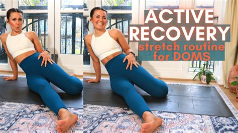 Active Recovery Stretch For Doms 🍑 Delayed Onset Muscle Soreness 🙏 Yoga For Doms Well With Hels