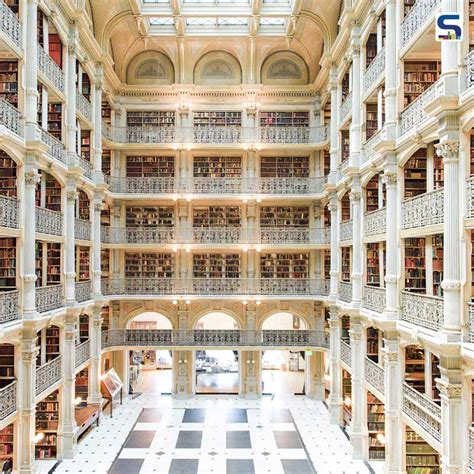 Most Outstanding Libraries In The World Beautiful George Peabody