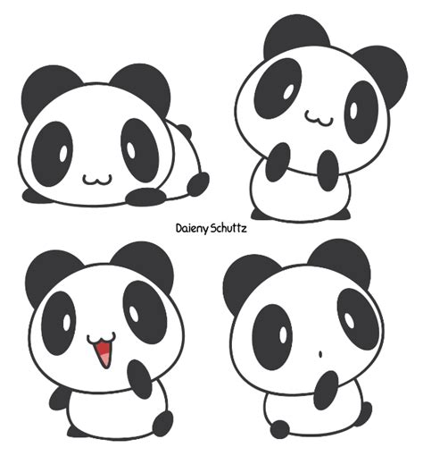 Little Panda Cute Panda Drawing Panda Drawing Cartoon Panda