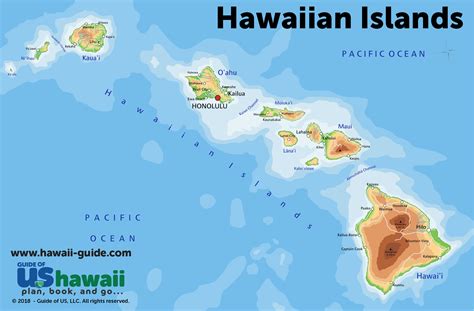 Downloadable And Printable Travel Maps For The Hawaiian Islands