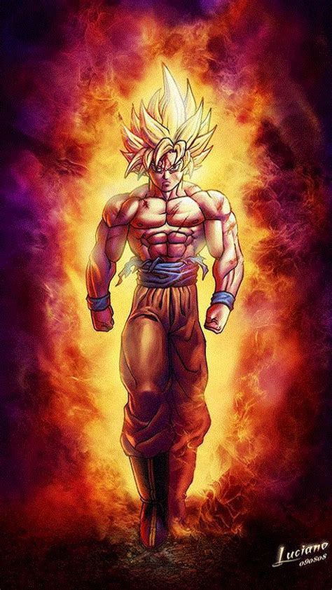 Follow the vibe and change your wallpaper every day! Best Goku Super Saiyan Wallpaper iPhone | 2021 3D iPhone ...