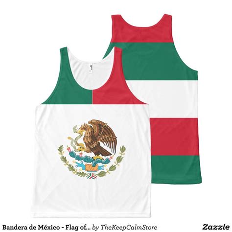 Bandera De México Flag Of Mexico Mexican Flag All Over Print Tank