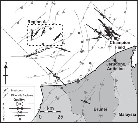Present Day Maximum Horizontal Stress Orientations In Brunei Length Of