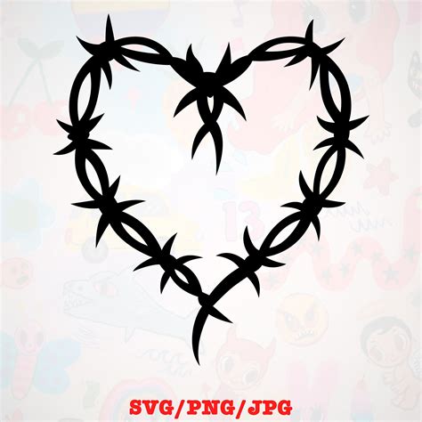 Karol G Heart Tattoo SVG PNG Digital Download Stickers For Cricut Silhouette Etsy España